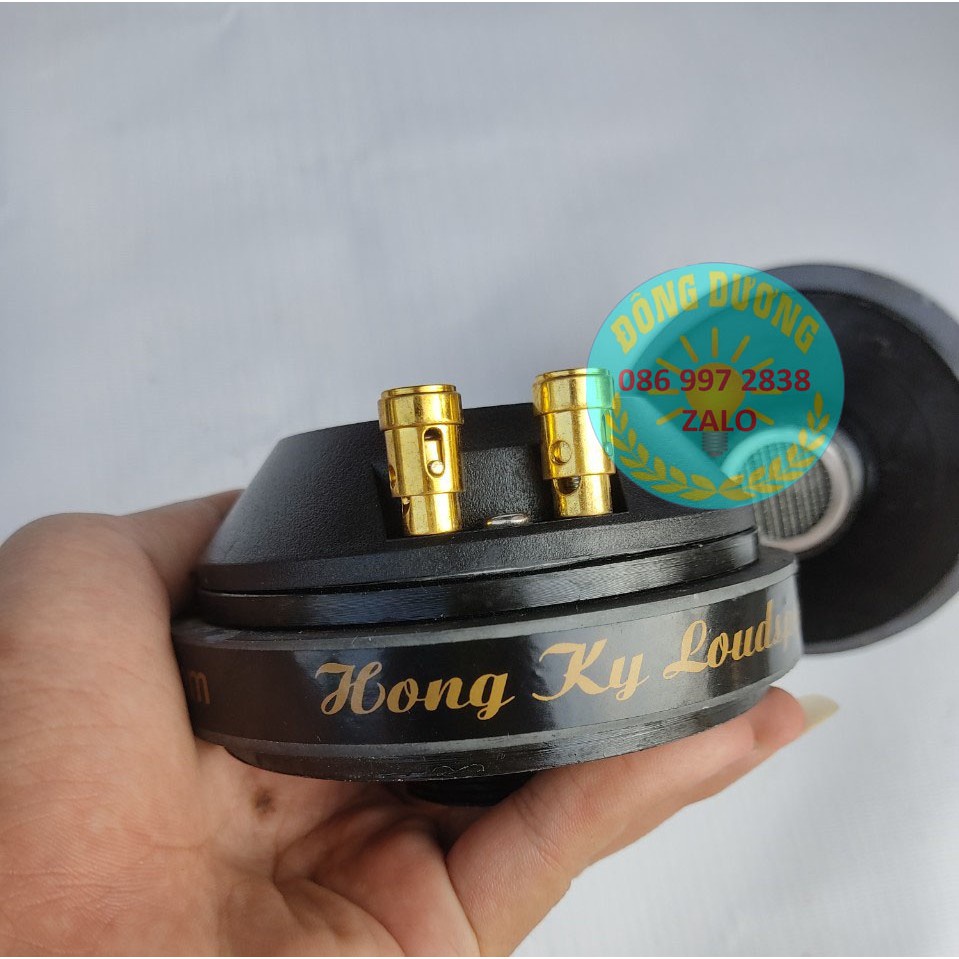 CỦ TREBLE 350 HỒNG KY JK MÀNG TITAN - GIÁ 1 CHIẾC KÈM HỌNG 12X12 VÀ TỤ 1.5 - LOA TRÉP KÈN