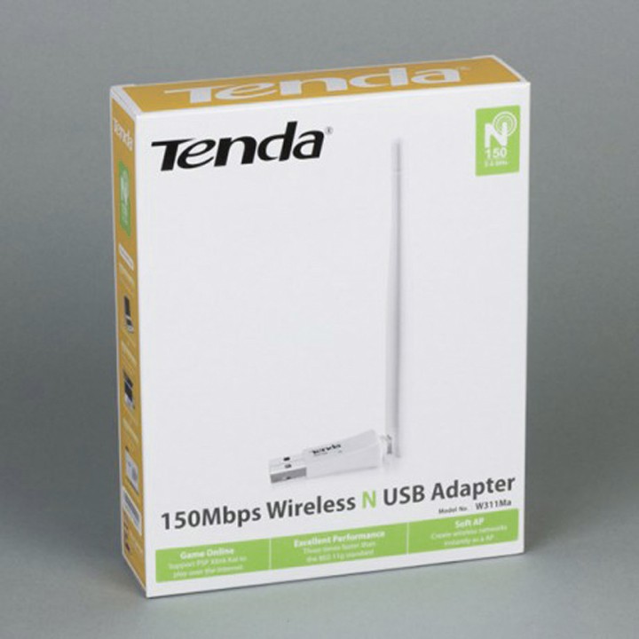 USB thu Wifi Tenda W311Ma (Có anten, 150Mbps)