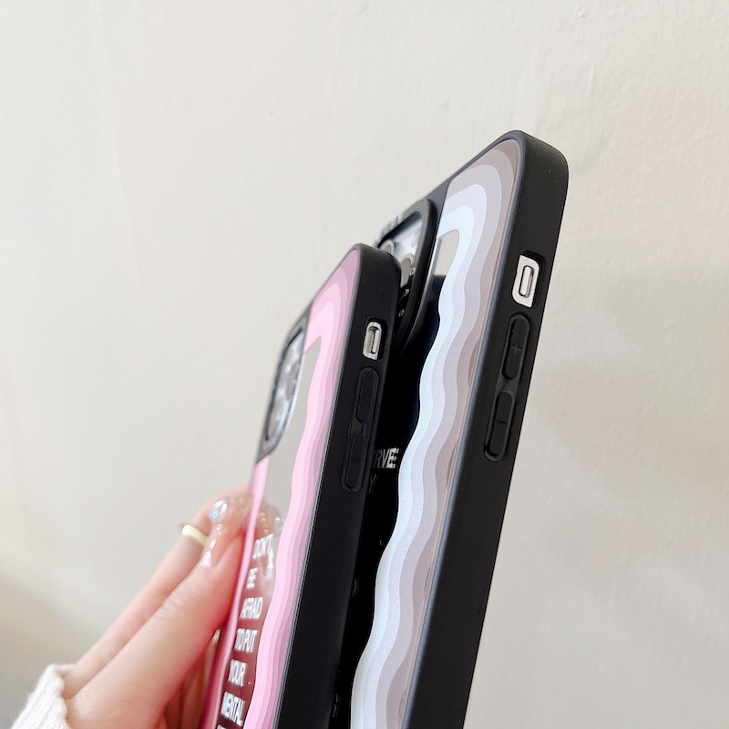 Casetify Ốp Điện Thoại Cứng Tráng Gương In Câu Trích Dẫn Cho iPhone 15 14 13 12 11 Pro Max Plus