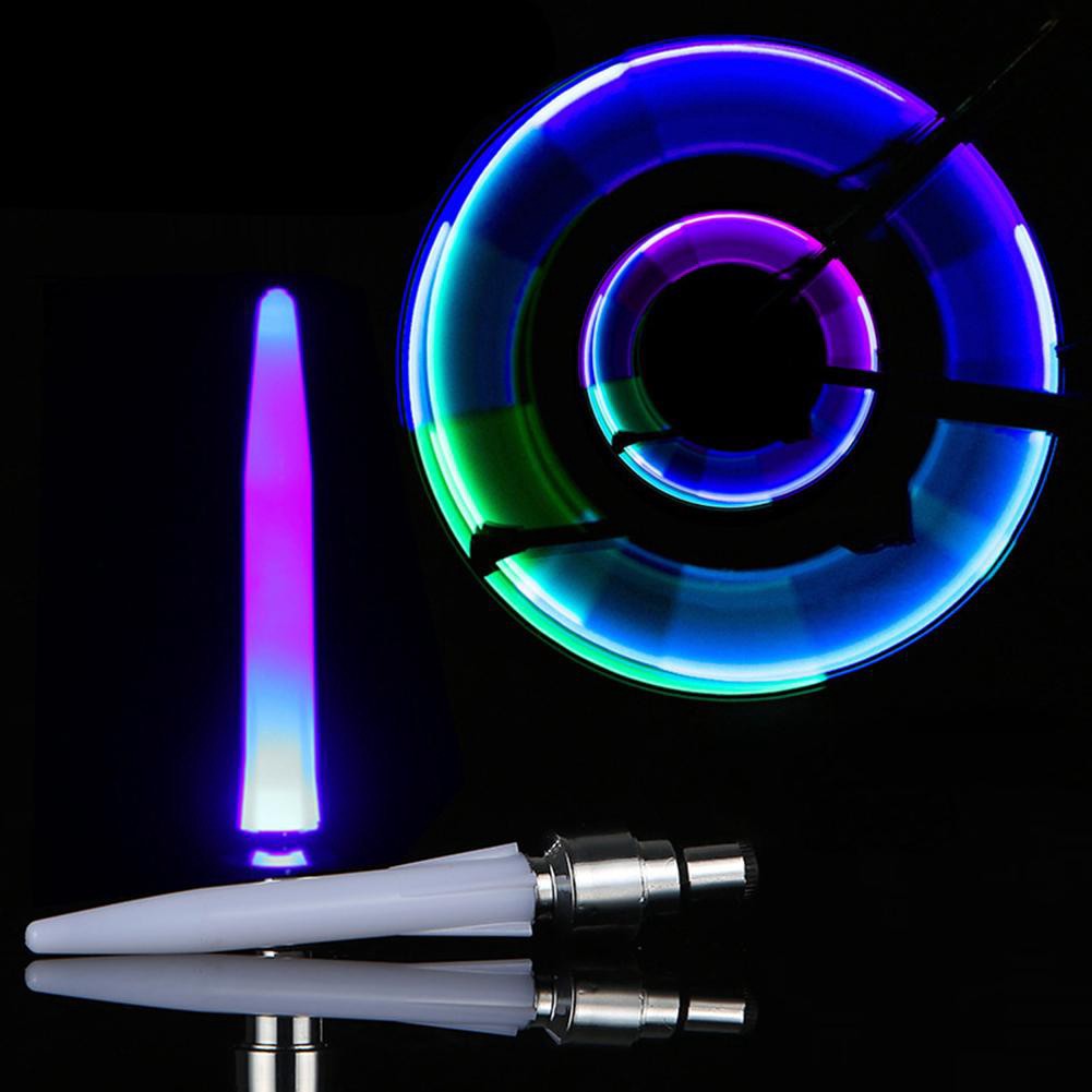 Nắp van hơi có đèn LED tạo hiệu ứng ánh sáng độc đáo cho xe đạp