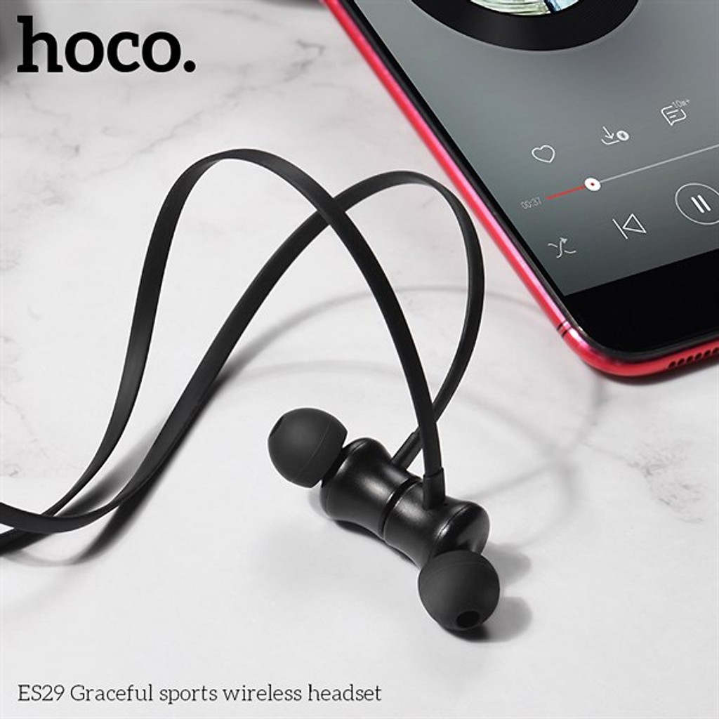 🌟CHÍNH HÃNG🌟 Tai nghe bluetooth thể thao choàng cổ Hoco ES29 - Nghe nhạc và đàm thoại 16H liên tục {BẢO HÀNH ĐỔI MỚI} | BigBuy360 - bigbuy360.vn