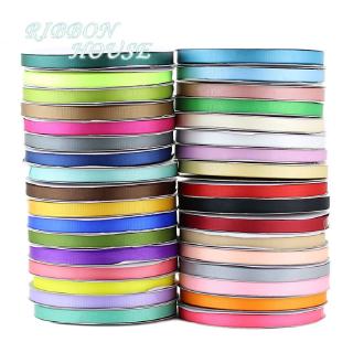 (100 yards / cuộn) 6mm Grosgrain Ruy Băng Quà Tặng Cao Cấp Bao Bì Trang Trí Giáng Sinh Ruy Băng Nơ Làm DIY