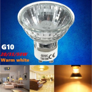 Mới 20W 35W 50W GU10 Đèn Halogen Trắng Ấm Sáng Bóng Đèn Gia Đình 220-240V