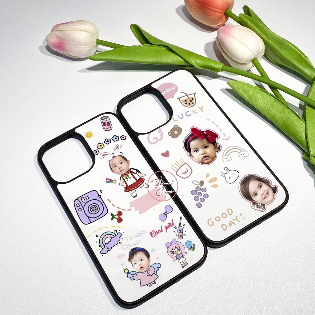 [CHAT SHOP CHỐT MẪU TRƯỚC KHI ĐẶT Ạ] Ốp in theo yêu cầu sticker gia đình và em bé cho full dòng điện thoại - Yumi Case