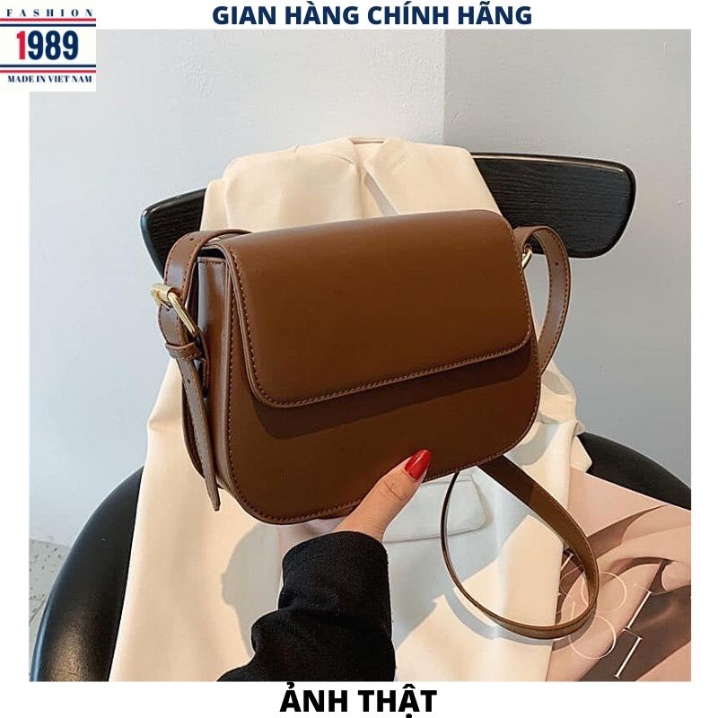 Túi xách nữ đeo chéo mini kiểu dáng hàn quốc da mờ 5 mầu xịn xò dễ thương ulzzang vintage -PHƯƠNG VŨ 1989