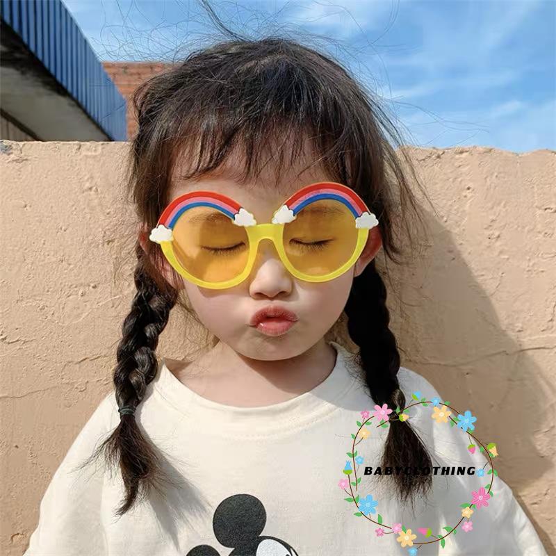 Kính Mát Chống Tia Uv Họa Tiết Cầu Vồng Đáng Yêu Cho Bé | BigBuy360 - bigbuy360.vn