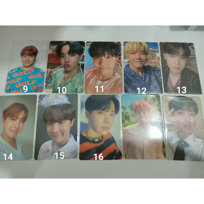 Card Jhope Hoseok BTS