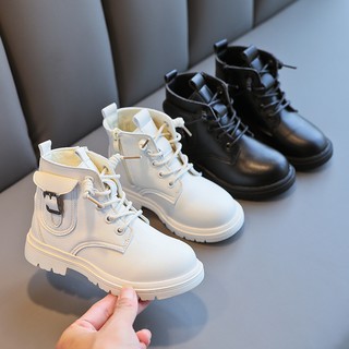 Q65 giầy boot cổ cao chất da mềm êm chân cho bé