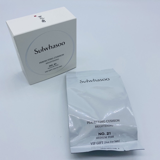 Phấn nước trang điểm Sulwhasoo Perfecting Brightening N.21 Medium Pink 5g