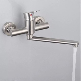 Chén nóng lạnh âm tường inox 304 + đồng thau
