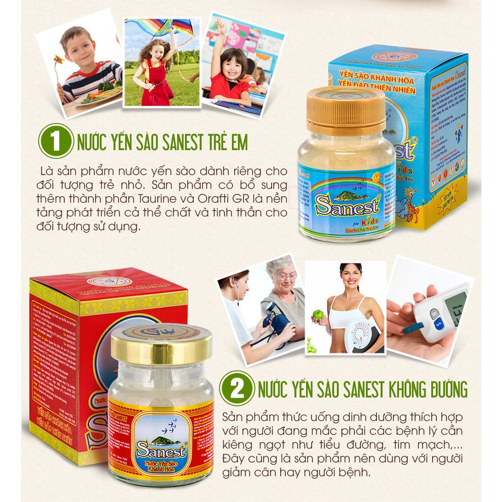 Yến sào Khánh Hoà Sanest Lọ cô đặc 70ML