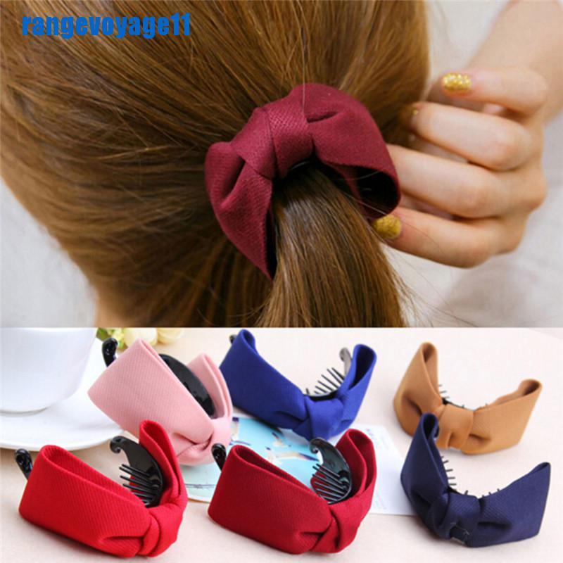 Kẹp Tóc Hình Nơ Cỡ Lớn Thời Trang Xinh Xắn