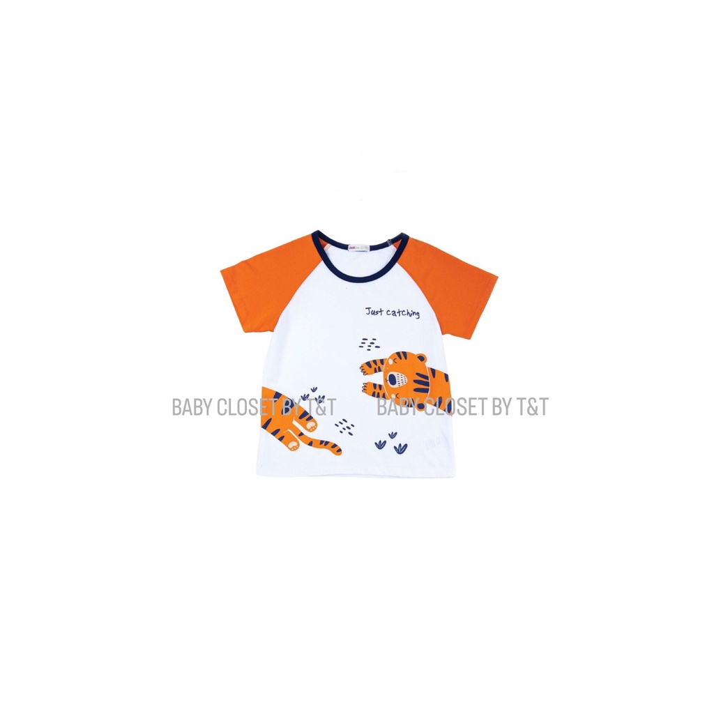 [CHÍNH HÃNG] Áo cộc tay bé trai raglan họa tiết hổ ASKD001AB Zose