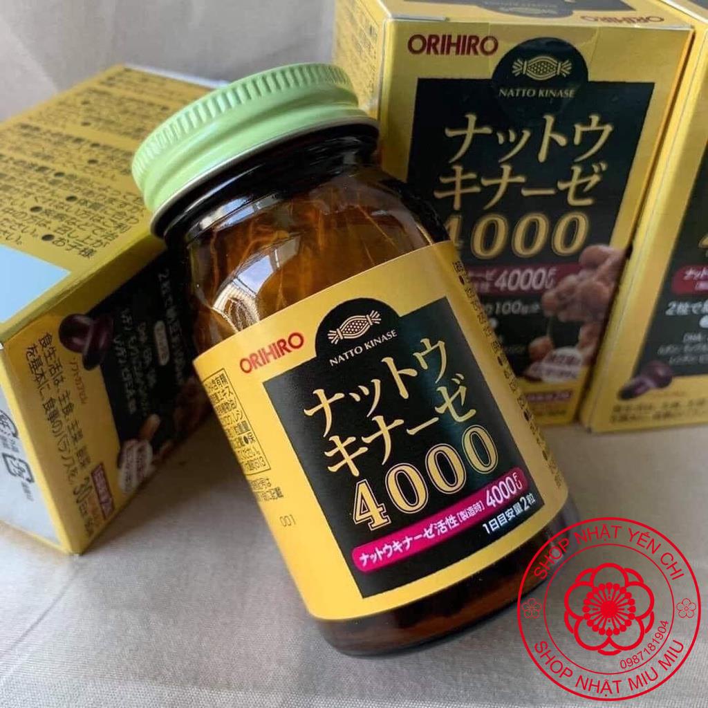 Viên uống hỗ trợ phòng chống đột quỵ 4000 FU Orihiro 60 viên - Giá tốt