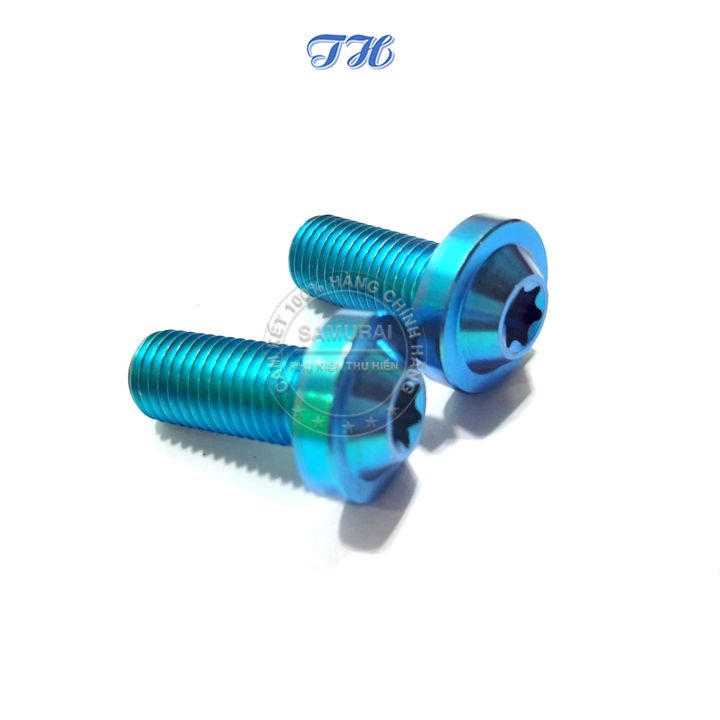 Ốc 10Li25 Gr5 Đầu Dù, Đầu Trụ -Titan, Lục Bảo (Gía Bán 1 Con)