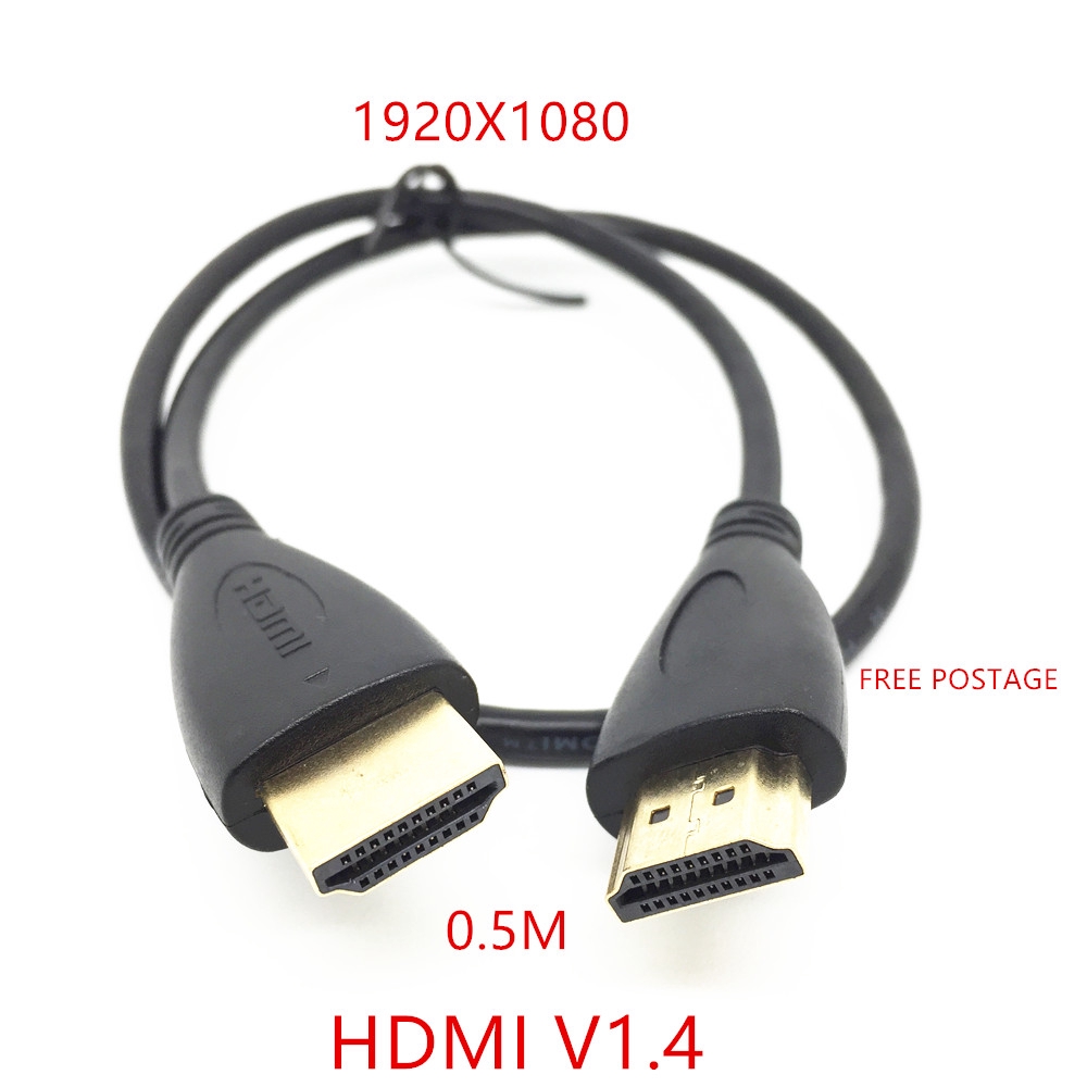 Cáp HDMI mạ vàng dài 50CM V1.4 tốc độ cao 1080P 3D tiện dụng