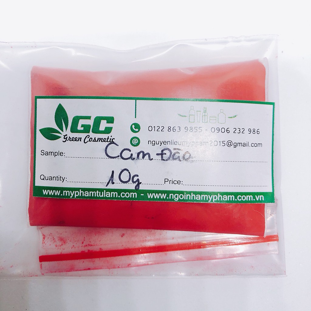 10G Màu khoáng son - Cam đào