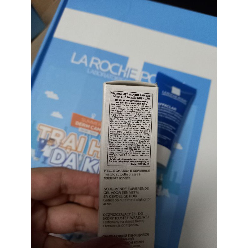 Sữa rửa mặt LA ROCHE POSAY Effaclar Gel 50ml/15ml