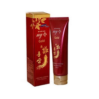 Sữa rửa mặt dưỡng làm trắng da sâm đỏ My Gold - Hàn Quốc