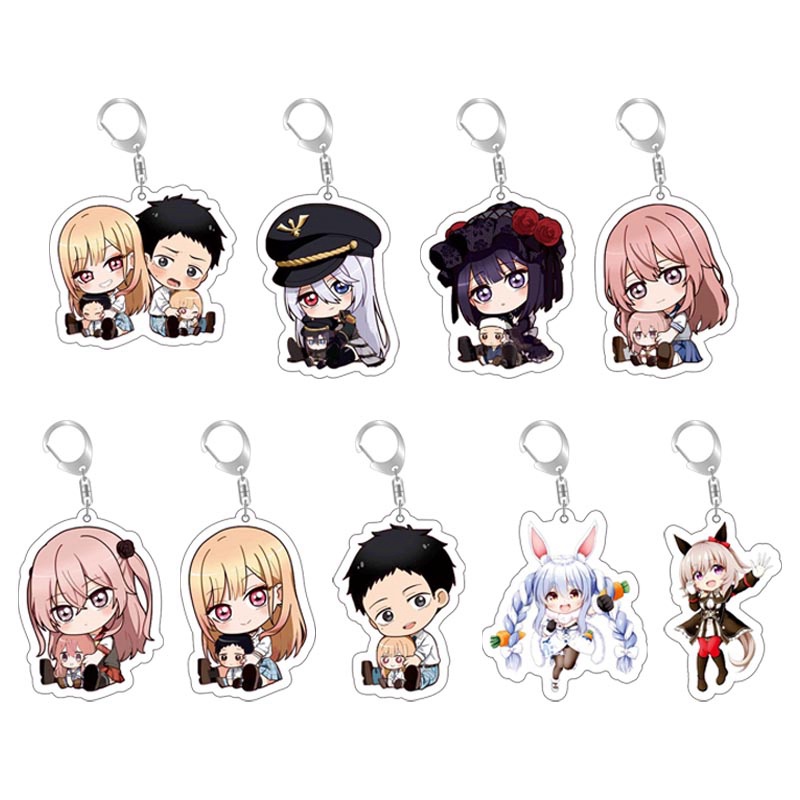 Móc Khóa Hoạt Hình Anime Jojo Wakana Inui Sajuna Kitagawa Marin Làm Quà Tặng