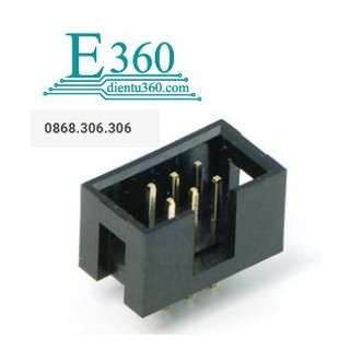 Đầu idc6p 2.54mm đực thẳng