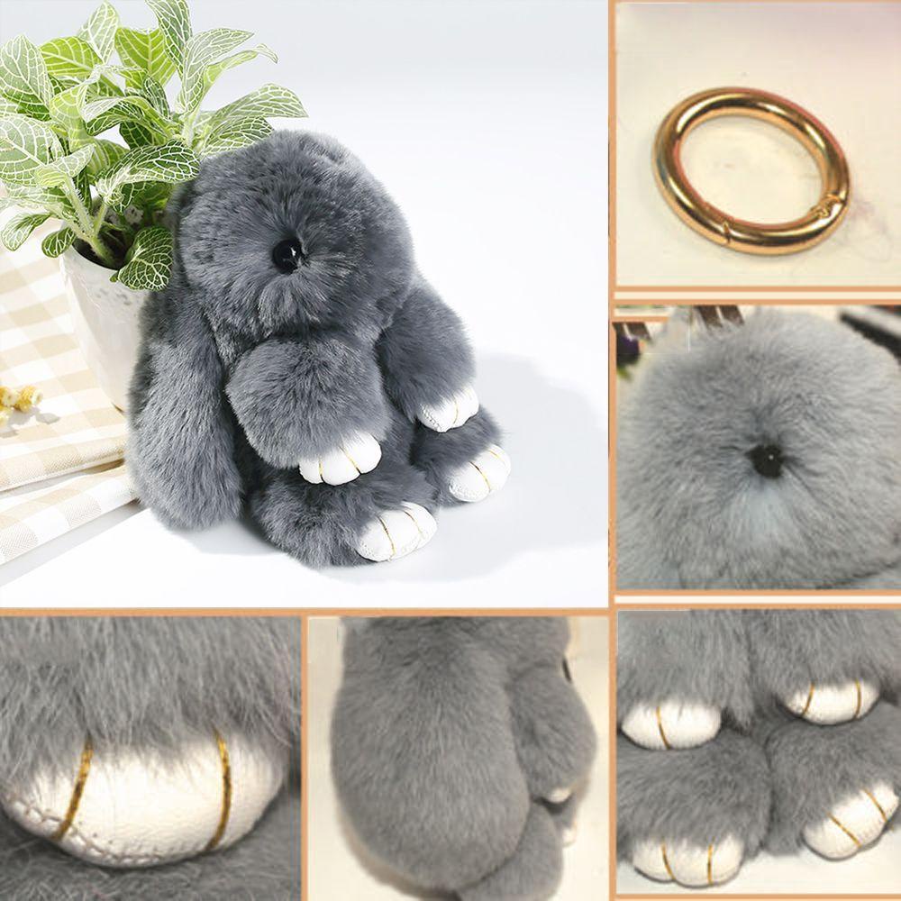 Móc Khóa Hình Thỏ Nhồi Bông Xinh Xắn Dễ Thương Kat1 Rex
