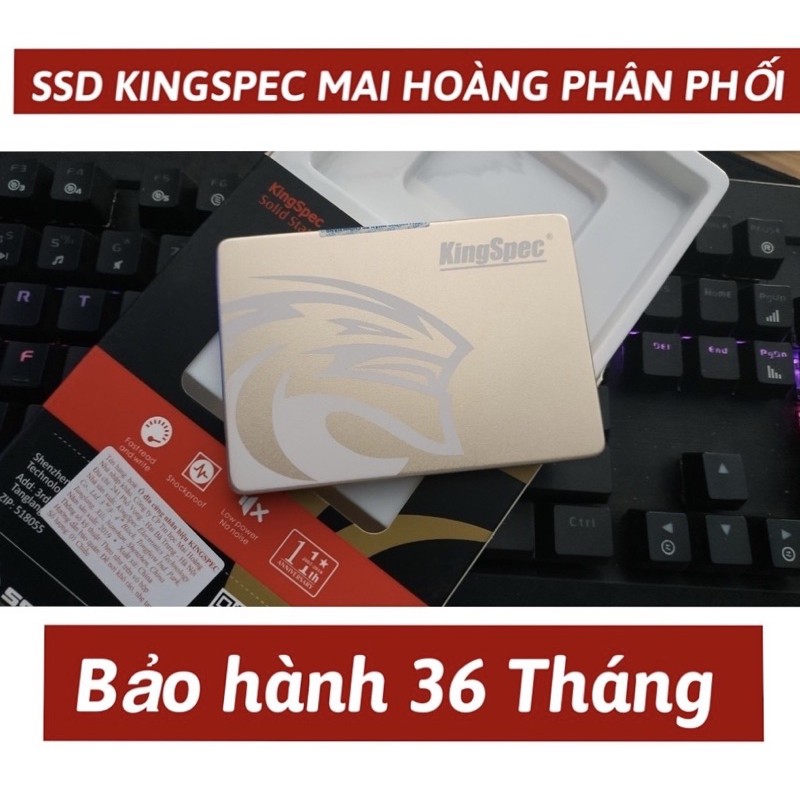 SSD KINGSPEC 120GB MAI HOÀNG PHÂN PHỐI bảo hành 36 Tháng