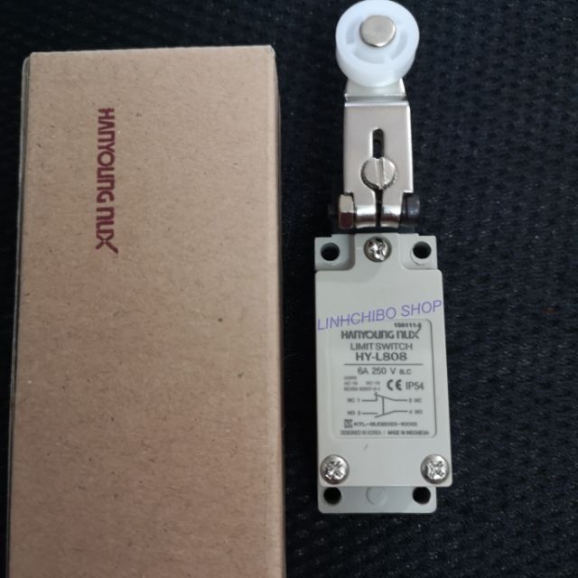 Công tắc hành trình cần gạt + bánh xe Hàn Quốc HY-L808