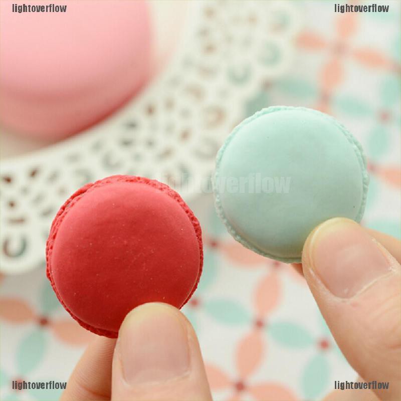 Bộ 5 cụ tẩy hình bánh macaron xinh xắn dễ thương