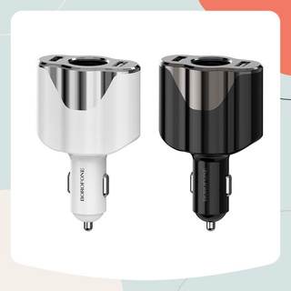 Tẩu sạc xe hơi thế hệ mới 2 cổng thông minh Borofone BZ7