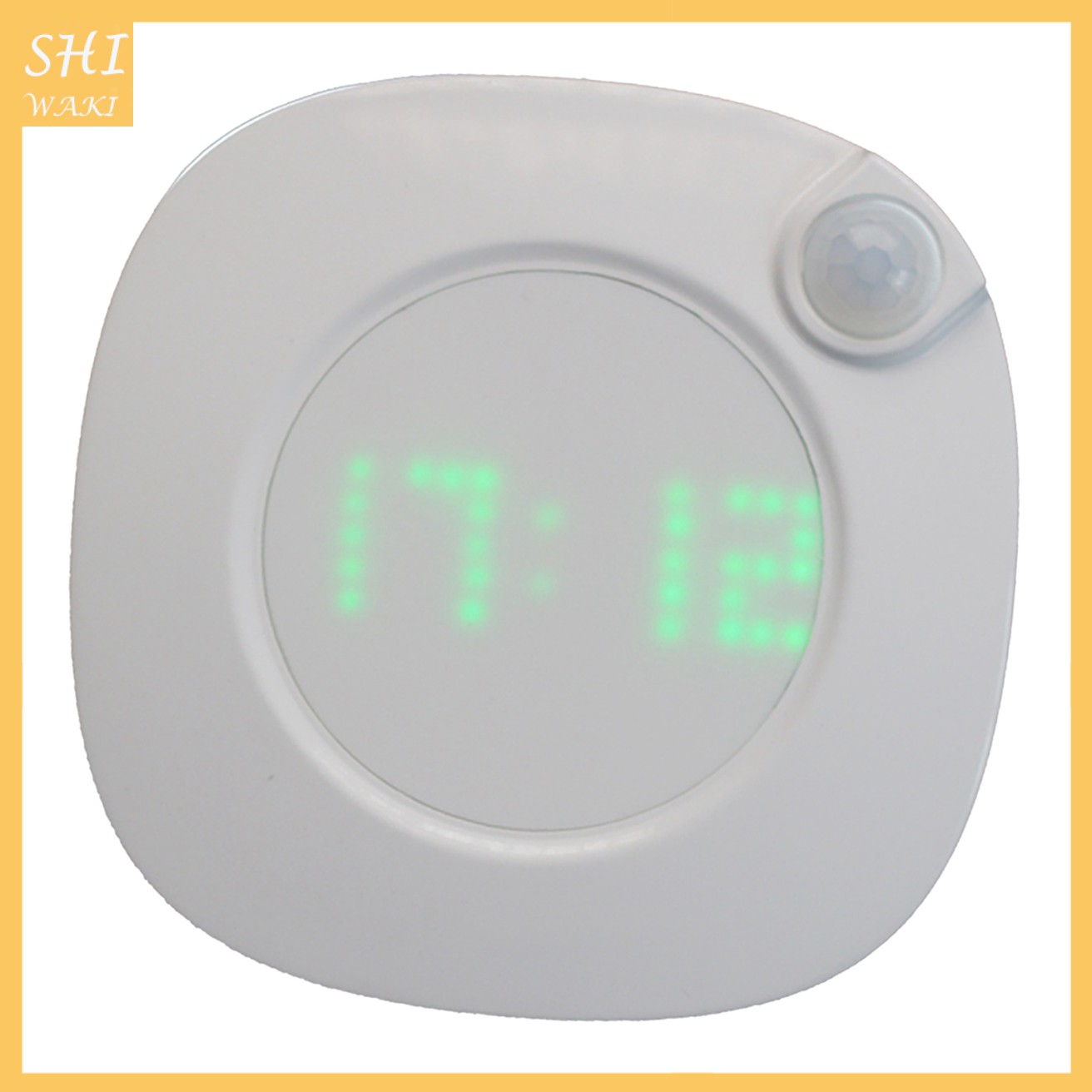 Đồng Hồ Treo Tường Có Đèn Led Cảm Biến Chuyển Động Cơ Thể Người Dùng Cho Phòng Ngủ Phòng Tắm