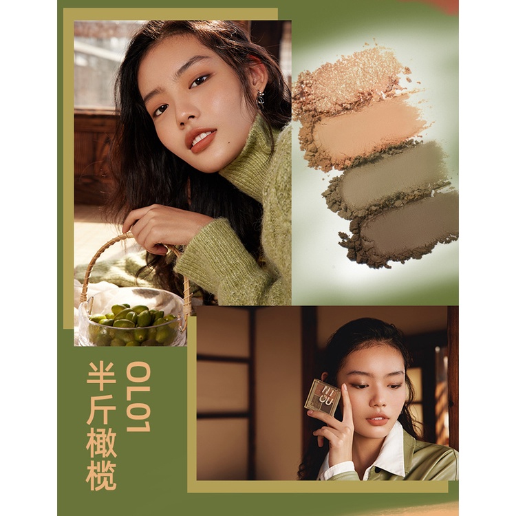 Bảng phấn mắt Into You bốn màu tông đất thời trang tinh tế trẻ trung cho nữ
