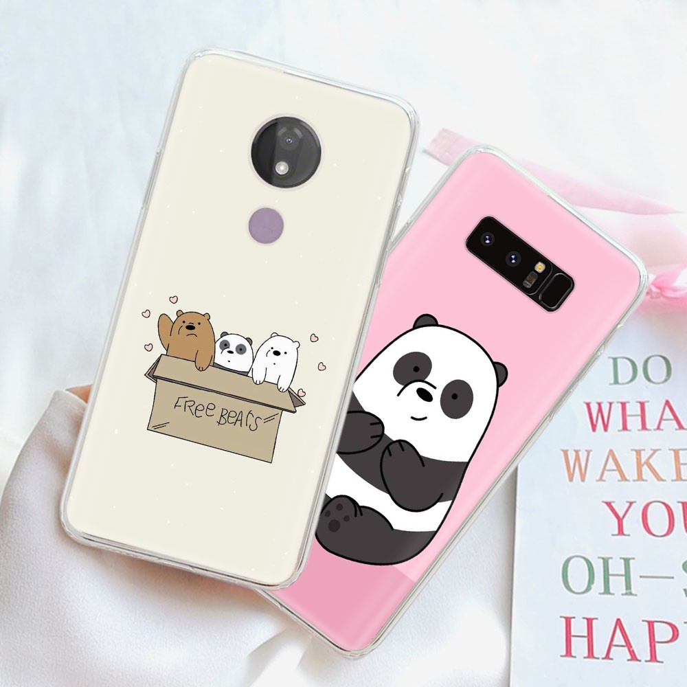 Ốp Điện Thoại Trong Suốt Hình We Bare Bear Ty141 Cho Asus Zenfone 4 Selfie 3s Pro 3 Zoom Max Plus Pegasus 4s