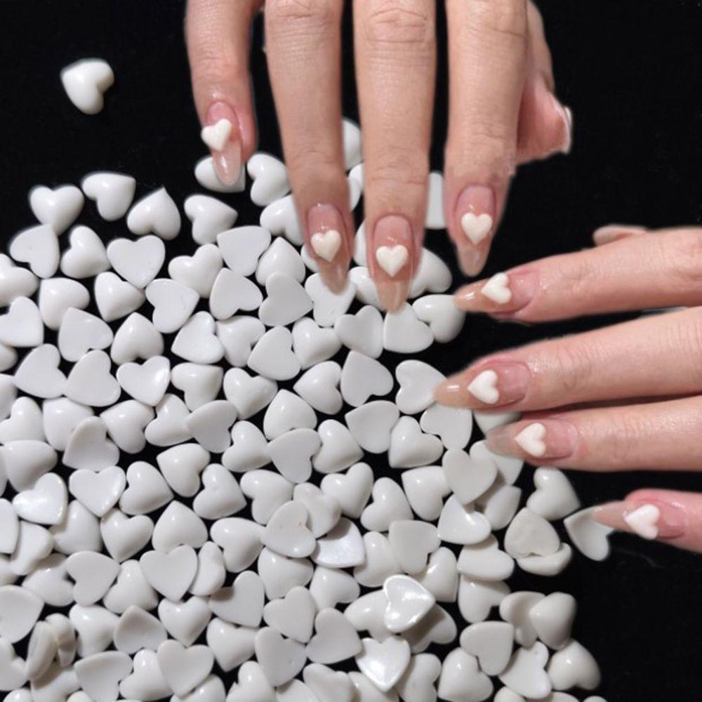 Hạt Thép Hình Trái Tim Dùng Trang Trí Móng Tay Nghệ Thuật Thời Trang DIY