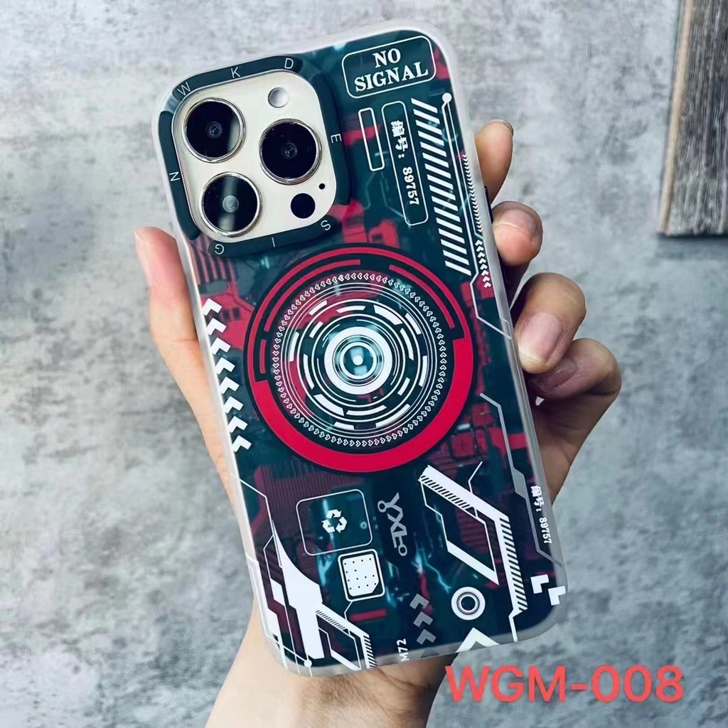 Ốp Điện Thoại Họa Tiết Công Nghệ Cho iPhone 14 13 Pro Max 13 12