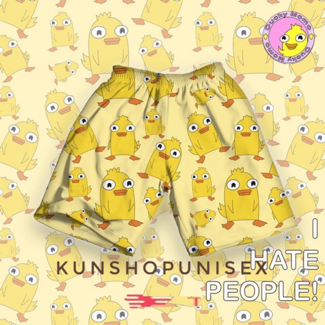 Quần short Hoạt hình CARTOON - CAO CẤP - UNISEX