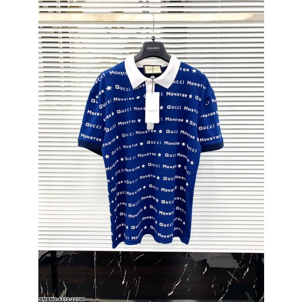 Áo Polo Nam GC Spf Chữ In - Áo Phông Nam Gc Cổ Bẻ Cao Cấp