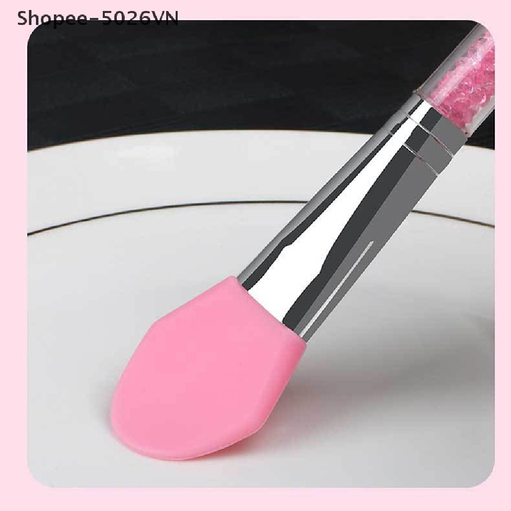 [Hàng mới về] Cọ đắp mặt nạ DIY tán kem nền mỹ phẩm silicone đính đá đa năng dành cho làm đẹp
