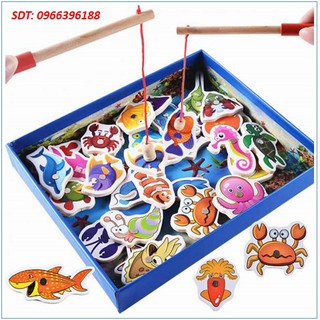Bộ Câu Cá Gỗ Nam Châm Cho Bé