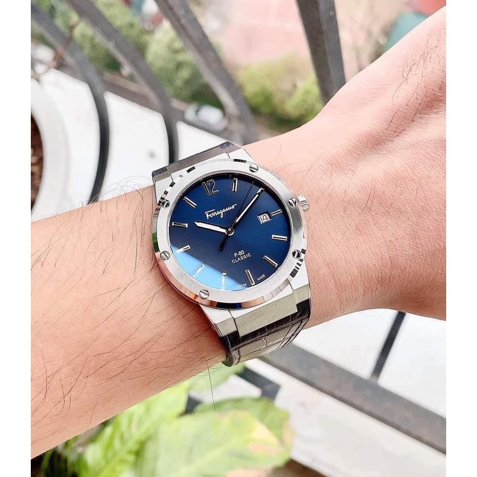 Đồng hồ nam chính hãng SaIvatore Ferragamo - Máy Quartz pin Thụy Sĩ - Mặt kính Sapphire
