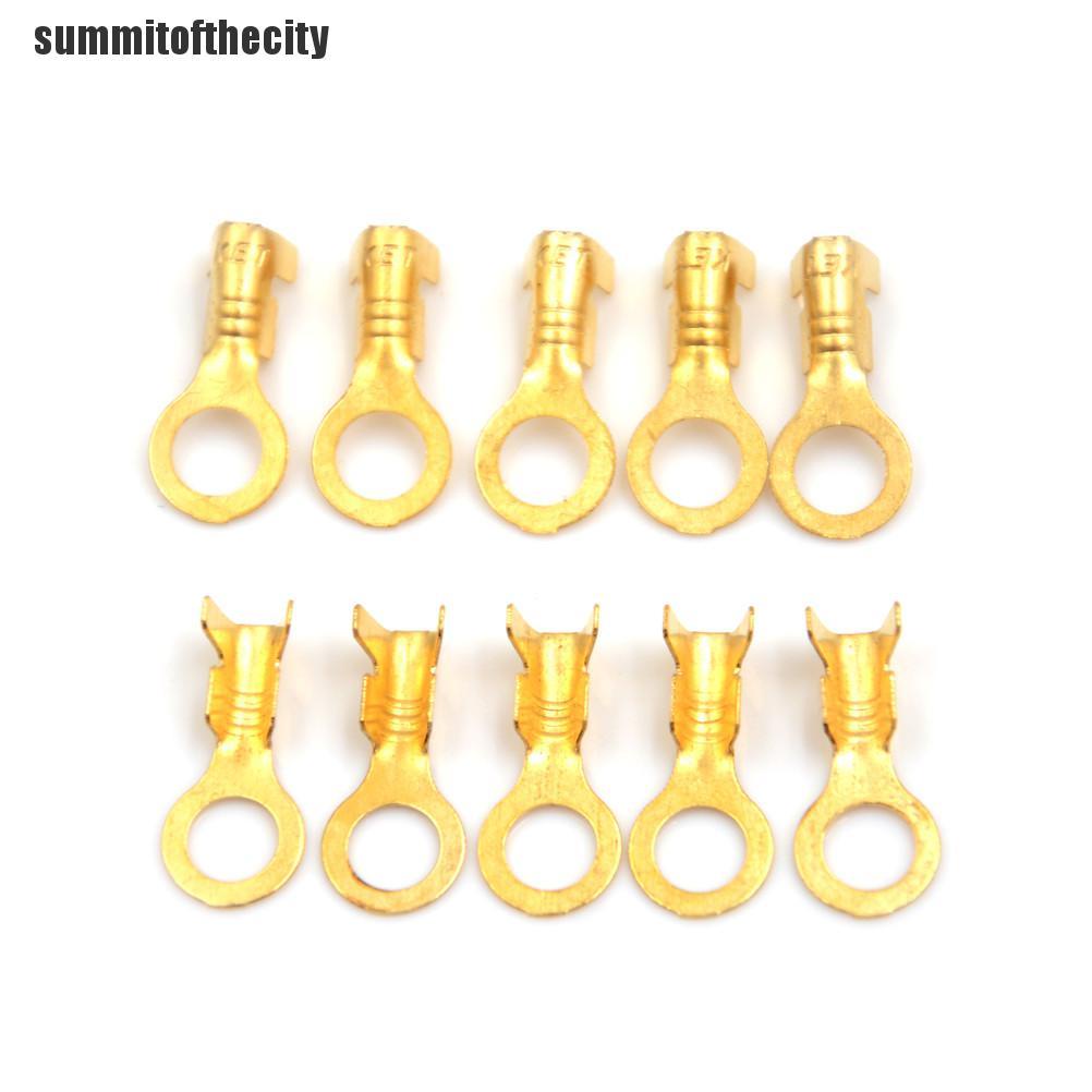 Set 100 Đầu Nối Dây Điện Mạ Vàng 5.2mm Chất Lượng Cao