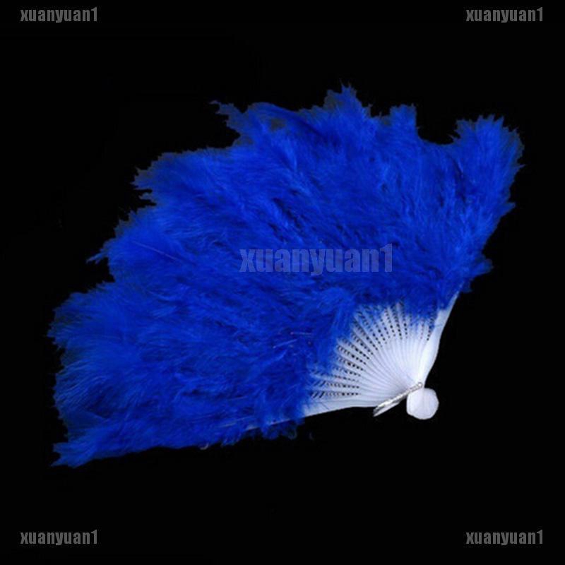 Quạt Lông Vũ XYVN 9 Màu Mới Lạ Dành Cho Tiệc Cưới / Biểu Diễn