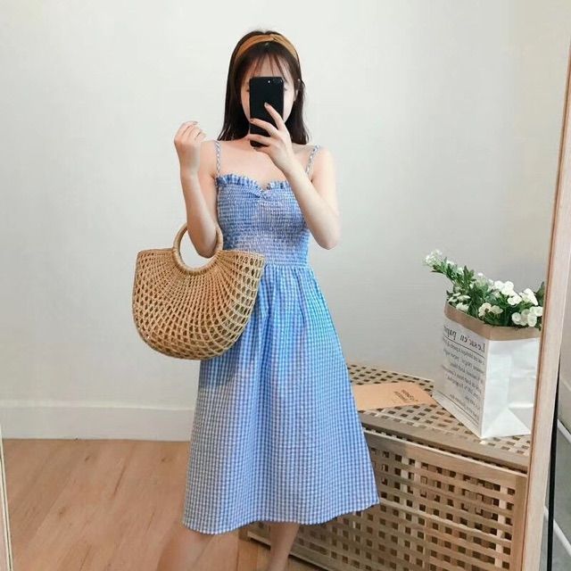 Váy H&M và Zara kẻ caro hàng tuồn