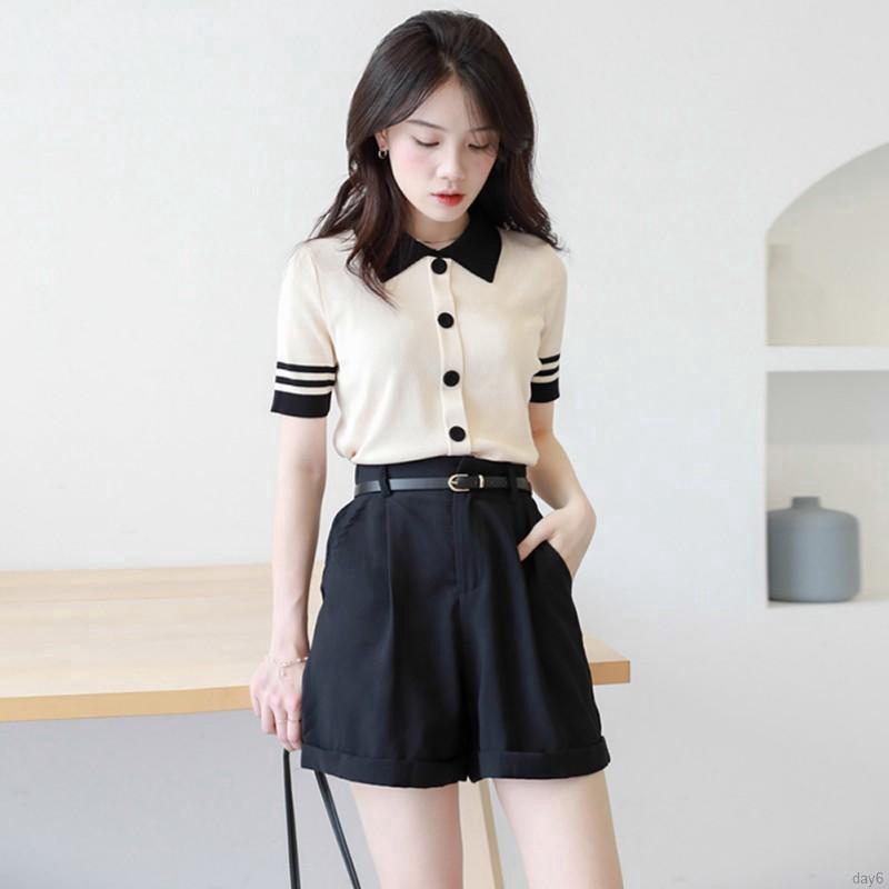 Áo thun polo phong cách thanh lịch cho nữ
