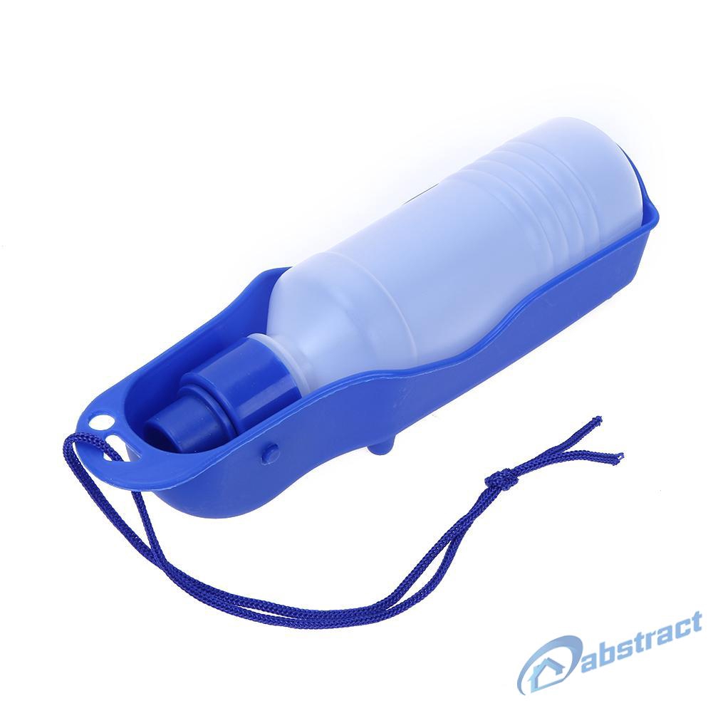 AB 250ml Dog Water Bottle Feeder Plastic Portable Outdoor Pet Drinking Bottle