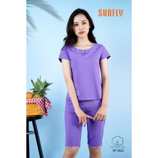 Bộ đồ mặc nhà Sunfly, xuân hè SP1802