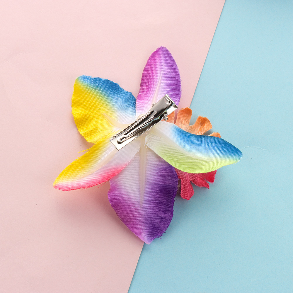 Bộ 2 Kẹp Tóc Hình Hoa Lan Phong Cách Bohemia Thời Trang Cho Nữ