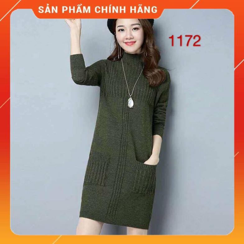 Xả Tết 2021 - Xả Tết 2021 -SHIP ĐƠN 99K_áo len dáng dài có túi quảng châu ( kèm ảnh thật) * : ' ₛ -