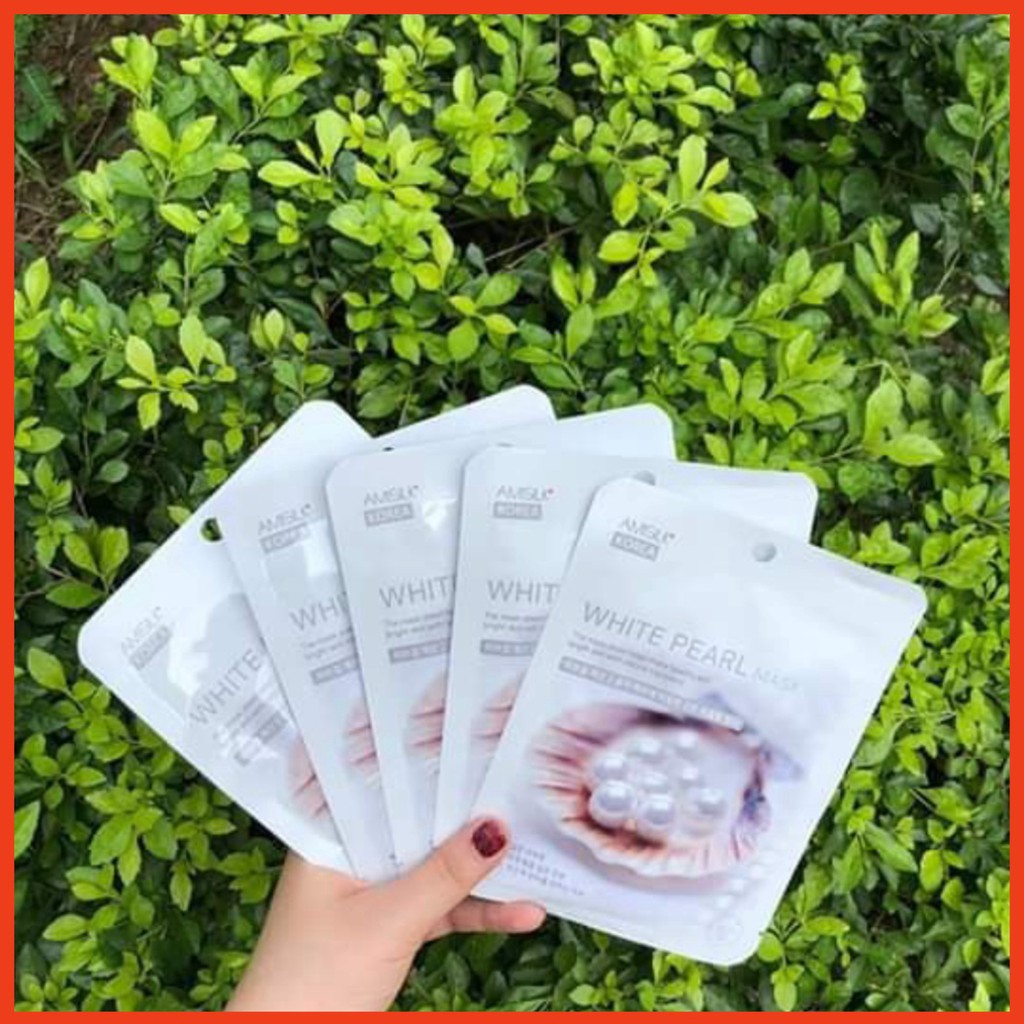 Mặt nạ Ngọc Trai Amisilk Hàn Quốc túi 10 miếng
