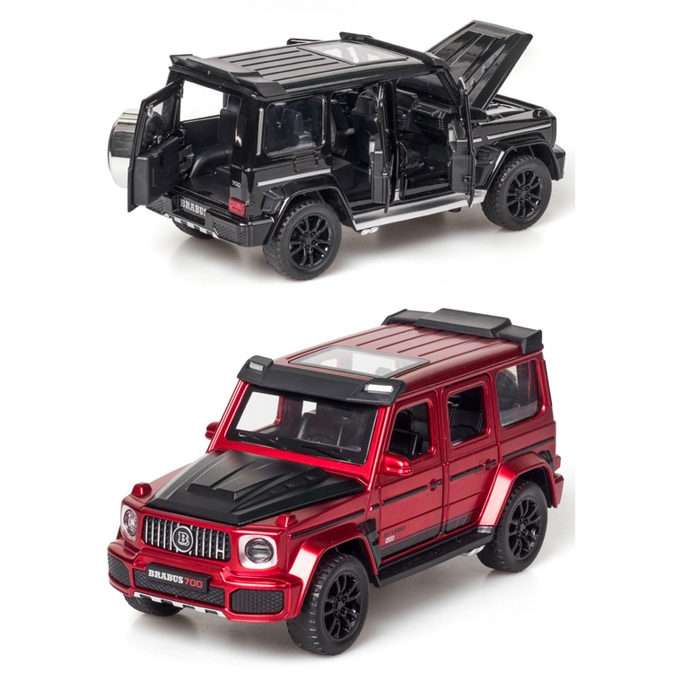 Mô hình xe kim loại Mercedes Brabus G700 tỉ lệ 1:32 Double Horses 3 màu